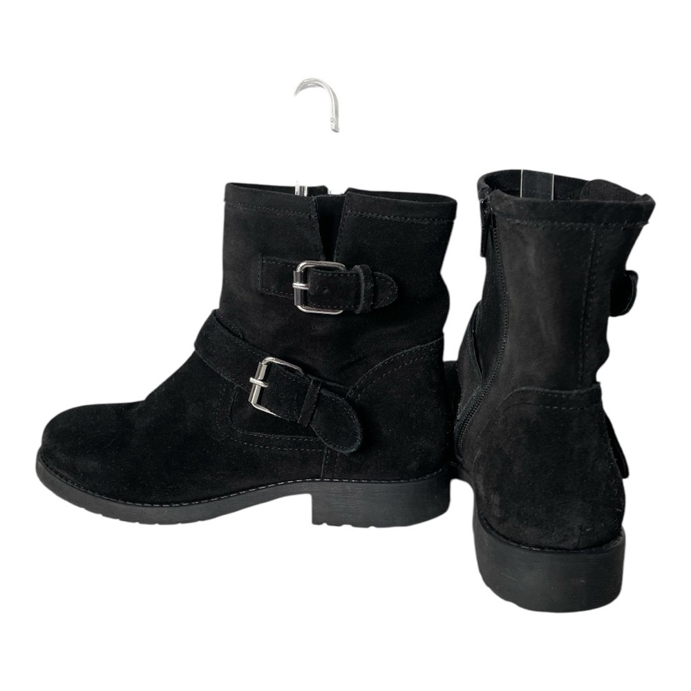 Steve Madden Women's Black Suede Ankle Boots Sz 9 - Picture 5 of 10